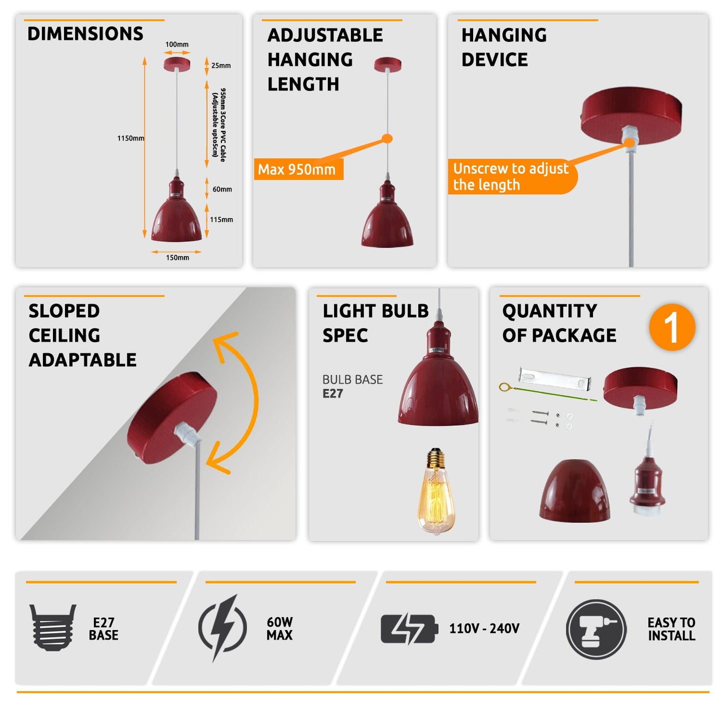 Industrial Pendant Lighting ~4033-2
