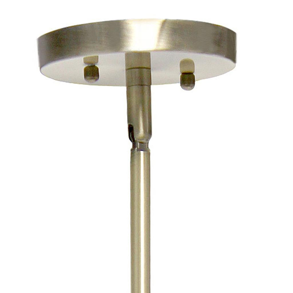 Antiqued Brass Cylinder Iron Ceiling Light With Antiqued Brass Shades-3