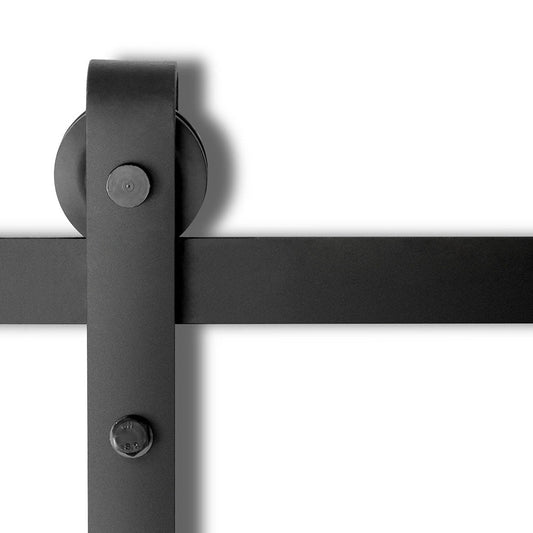 NNEDSZ Sliding Barn Door Hardware - Black-0