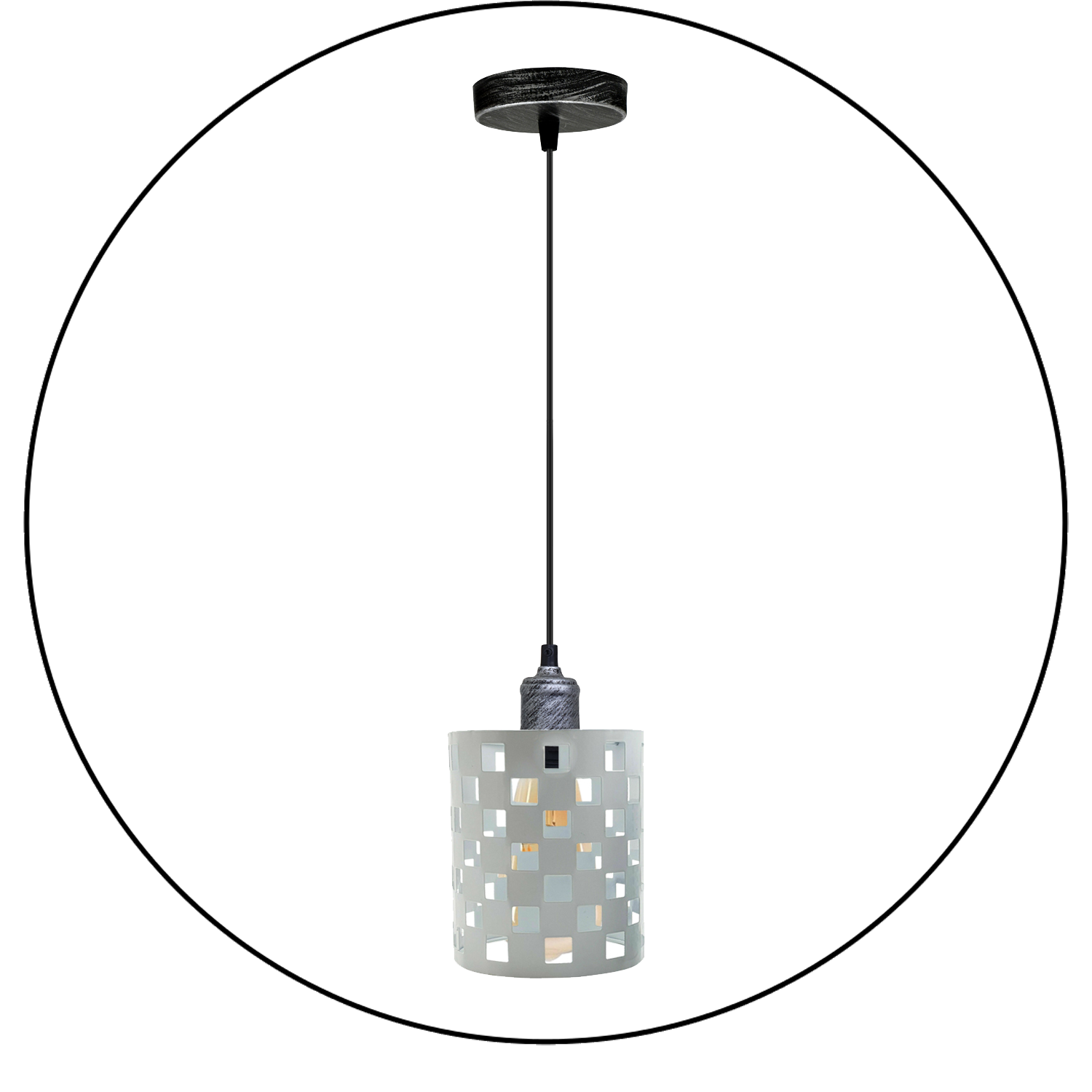 Bathroom Pendant Lighting in Cage style ~3438-4