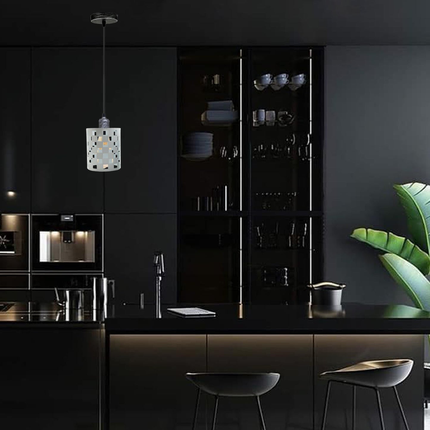 Bathroom Pendant Lighting in Cage style ~3438-2