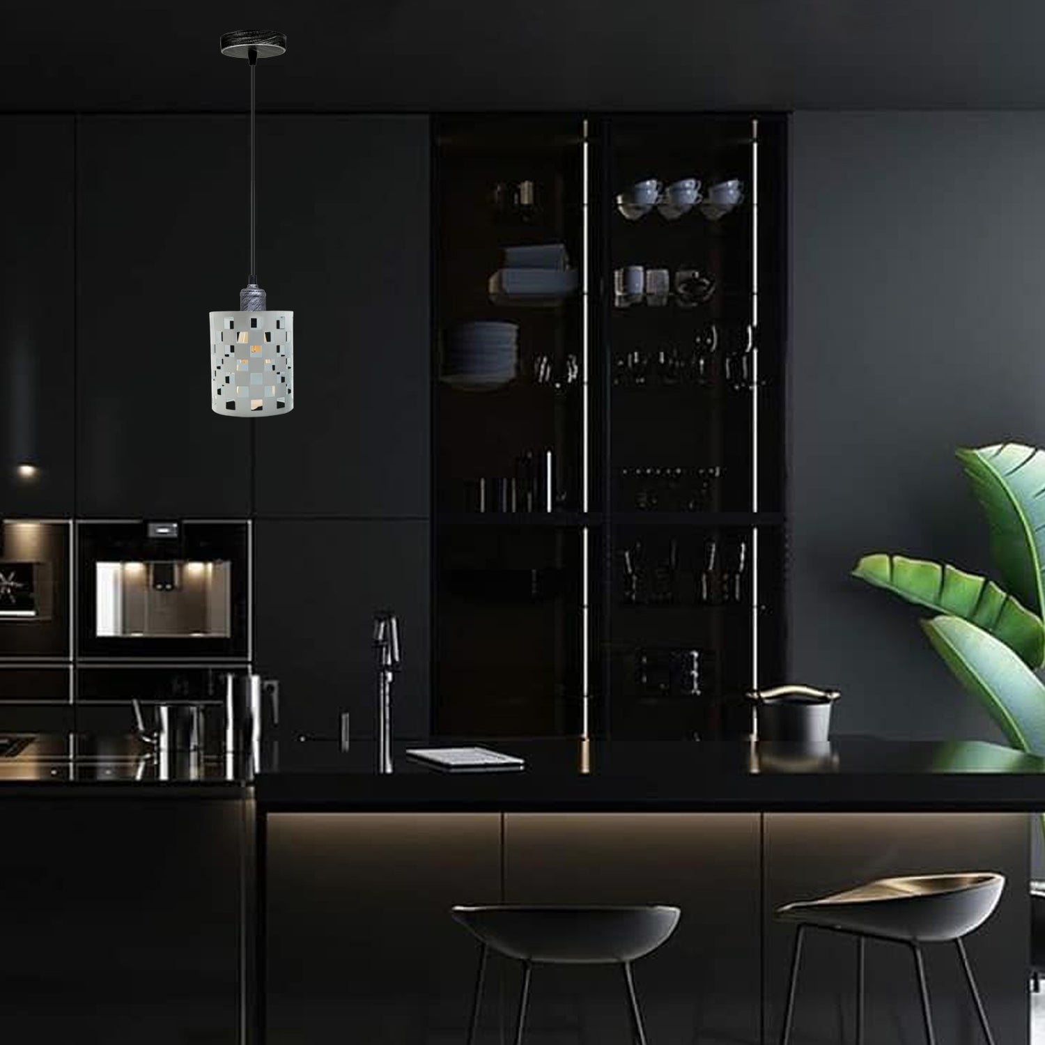 Bathroom Pendant Lighting in Cage style ~3438-2