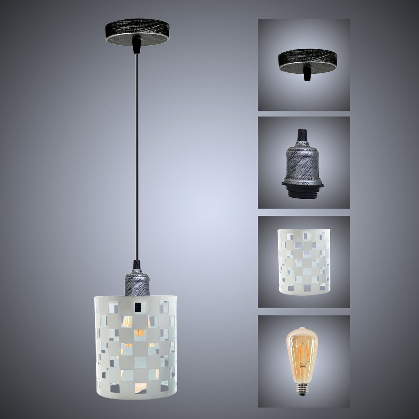 Bathroom Pendant Lighting in Cage style ~3438-1