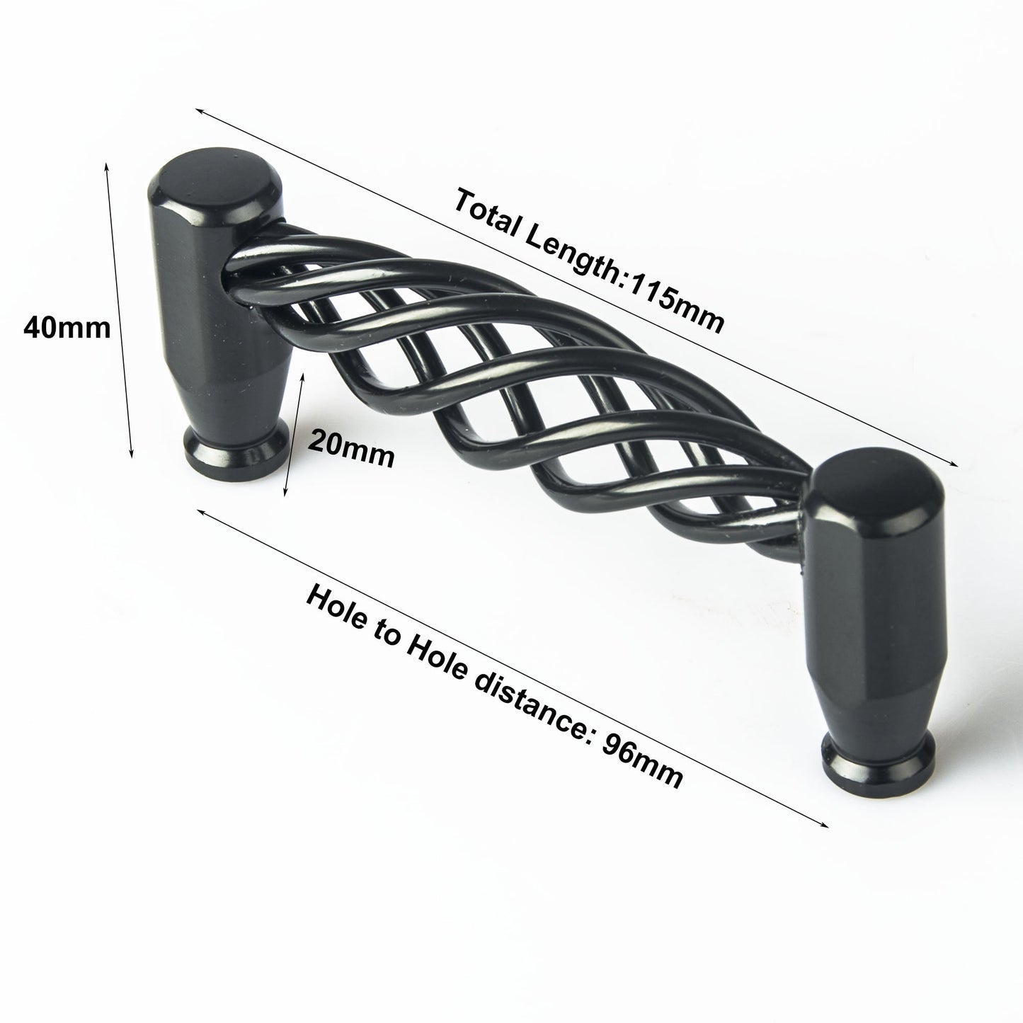 NNEDSZ Iron-nickel alloy Kitchen Door Cabinet Drawer Handle Pulls 96mm