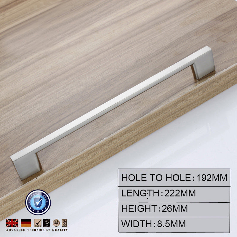 NNEDSZ Brushed Nickel Kitchen Door Cabinet Drawer Handle Pulls 192MM