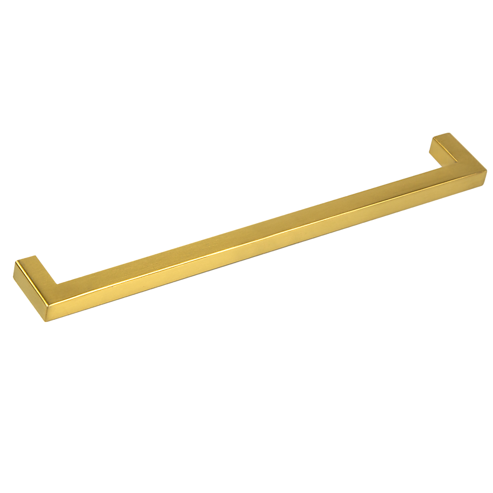 NNEDSZ 15x Brushed Brass Drawer Pulls Kitchen Cabinet Handles - Gold Finish 256mm