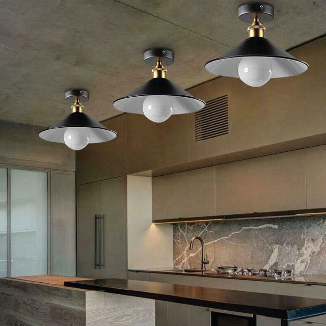 Ceiling Light Round Cone Down Lights Bathroom Kitchen Living Room Ceiling Lamp~1349-1