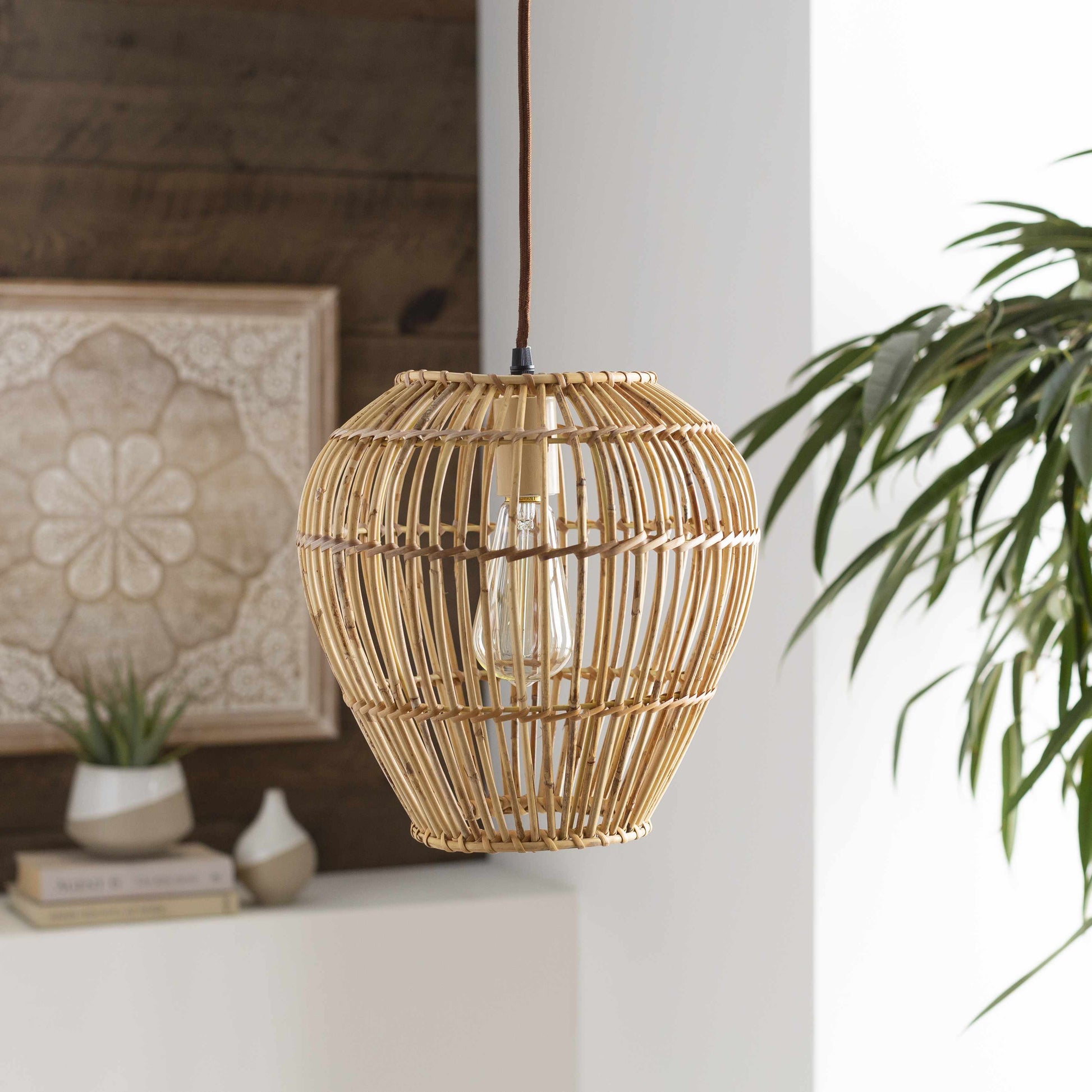 Unionport Rattan Ceiling Lighting-2